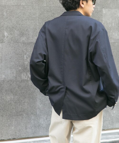 URBAN RESEARCH DOORS(アーバンリサーチドアーズ)の「FORK&SPOON キャリーマンテーラードジャケット(テーラードジャケット・メンズ・NAVY/CHARCOAL・4/5)」の15枚目の写真