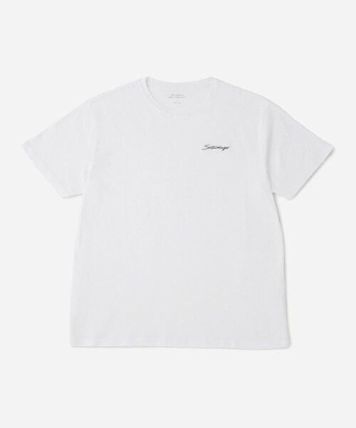 Saturdays NYC（サタデーズ ニューヨークシティ ）の「SIGNATURE STANDARD SHORT SLEEVE TEE（Tシャツ/カットソー・レディース・ブラック/ホワイト/グリーン/パープル・L/M/S/XL/XS/XXL）」の20枚目の写真