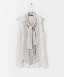 URBAN RESEARCH ROSSO | ボウタイノースリーブブラウス(シャツ/ブラウス)