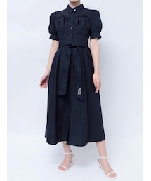 POLO BCS | 【POLOBCSコラボ/再生産】コルセットスウィッチングシャツワンピース(ワンピース)