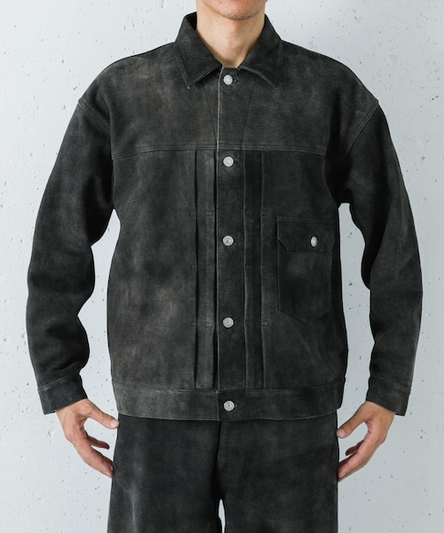 URBAN RESEARCH（アーバンリサーチ）の「『別注』SEVEN BY SEVEN×URBAN RESEARCH　1ST TYPE LEATHER JACKET（テーラードジャケット・メンズ・BLACK/NAVY・M/L）」の8枚目の写真