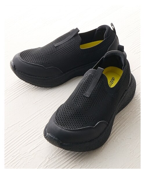 nissen（ニッセン）の「chocoZAP(チョコザップ)　超軽量ニットスニーカー（スニーカー・メンズ・黒/ネイビー/ベージュ・22.5cm/23.0cm/23.5cm/24.0cm/24.5cm）」の6枚目の写真