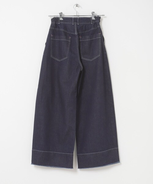 THE GOODLAND MARKET(ザグッドランドマーケット)の「cwtch ORGANIC DENIM WIDEPANTS(デニムパンツ・レディース・ONE WASH・1/2)」の7枚目の写真