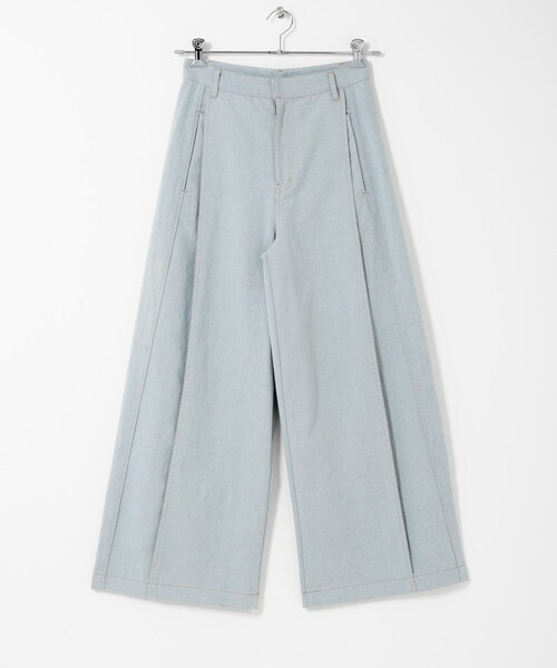 SENSE OF PLACE by URBAN RESEARCH(センスオブプレイスバイアーバンリサーチ)の「デニムライクスラックス(デニムパンツ・レディース・ONE WASH/BLACK/L.INDIGO・S/M)」の18枚目の写真