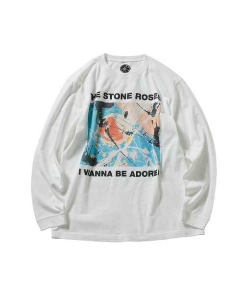 bonjour records（ボンジュールレコーズ）の「The Stone Roses/ザ・ストーン・ローゼス for bonjour records Official Long Sleeve T-shirt（Tシャツ/カットソー・レディース・ホワイト/ホワイト系/オフホワイト/キナリ・L/M/XL）」の7枚目の写真