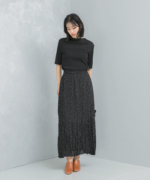 URBAN RESEARCH ROSSO（アーバンリサーチロッソ）の「ラメシアーカットソー（Tシャツ/カットソー・レディース・OFF/MAUVE/BLACK・FREE）」の16枚目の写真