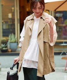 nissen | トレンチベスト(ベスト)