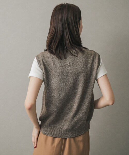 SENSE OF PLACE by URBAN RESEARCH(センスオブプレイスバイアーバンリサーチ)の「メタルボタンポケットベスト(ベスト・レディース・L.BLUE/BLACK/IVORY/BROWN・one)」の20枚目の写真