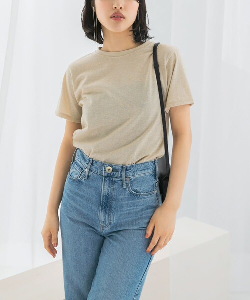 URBAN RESEARCH ROSSO（アーバンリサーチロッソ）の「ラメカットソー（Tシャツ/カットソー・レディース・GRAY/GOLD・FREE）」の19枚目の写真
