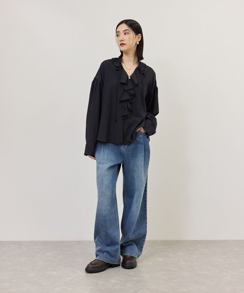 ADAM ET ROPE'(アダムエロペ)の「【定番】レースアップシューズ(ブーツ・レディース・ブラック/ダークブラウン・23.0/23.5/24.0/24.5)」の14枚目の写真