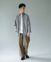 URBAN RESEARCH DOORS | ライトウェイトストライプレギュラーカラーシャツ(シャツ/ブラウス)