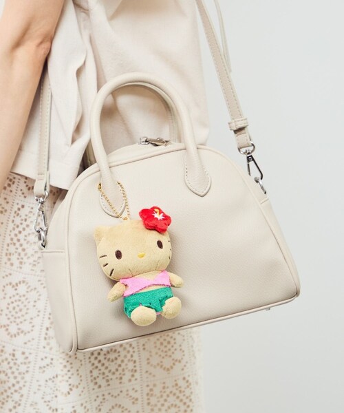 ROPE' PICNIC（ロペピクニック）の「【日焼けデザイン(ハローキティ)】ボールチェーンマスコット（キーホルダー・レディース・ベージュ/ベージュ系・F）」の5枚目の写真