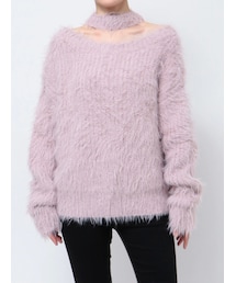 GYDA | 2WAYシャギーチョーカーニットトップス(ニット/セーター)