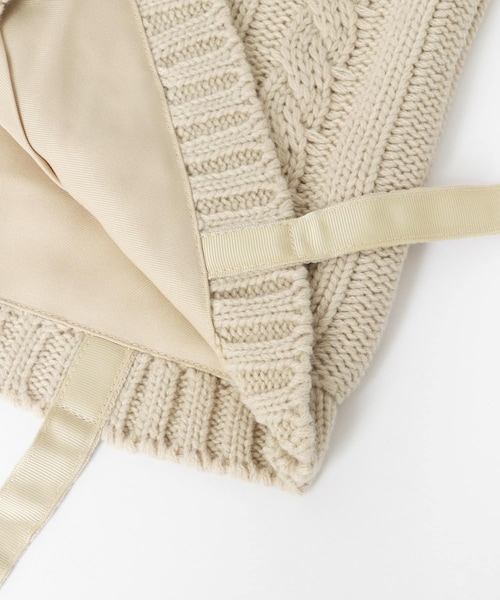 SENSE OF PLACE by URBAN RESEARCH（センスオブプレイスバイアーバンリサーチ）の「ニットトート（トートバッグ・レディース・GRAY/IVORY/MOCHA・FREE）」の6枚目の写真