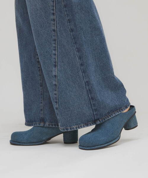 KBF（ケイビーエフ）の「プランプトゥサボミュール（サンダル・レディース・BLACK/DENIM・36/37/38）」の18枚目の写真