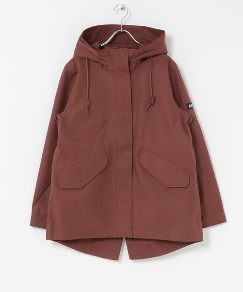 THE GOODLAND MARKET（ザグッドランドマーケット）の「AIGLE　透湿防水 フーデッドジャケット（テーラードジャケット・レディース・AVOCAT A/BEIGE A/ANDORRA・36/38）」の5枚目の写真