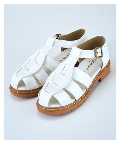 nissen（ニッセン）の「【ゆったり幅広】グルカサンダル（低反発中敷）（ワイズ４Ｅ）（サンダル・メンズ・黒/ダークブラウン/ホワイト・M=23.0~23.5cm/4E/L=24.0~24.5cm/4E/LL=25.0~25.5cm/4E/3L=26.0~26.5cm/4E）」の9枚目の写真