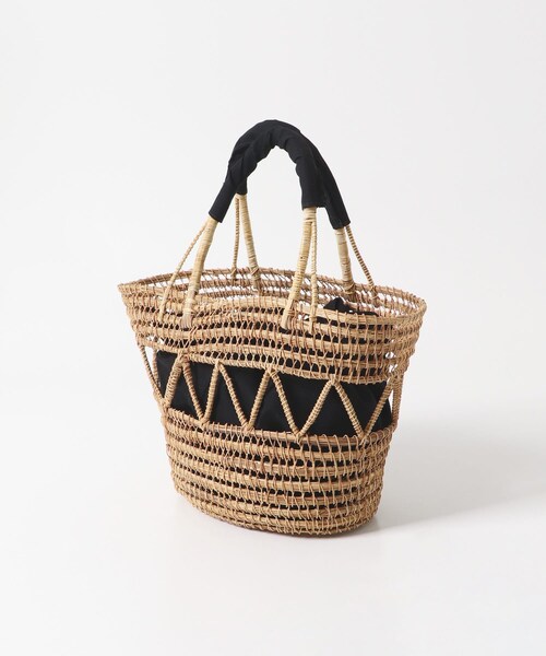 URBAN RESEARCH Sonny Label（アーバンリサーチサニーレーベル）の「TARANGO　カゴバッグ（かごバッグ・レディース・BLACK/OFF・one）」の8枚目の写真