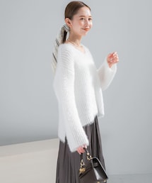 URBAN RESEARCH ROSSO | シャギーVネックニット(ニット/セーター)