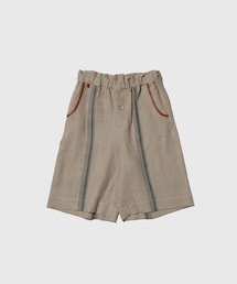 ADAM ET ROPE' | 【MIDTHINGS/ミッドシングス】 FLOWER SAK LINEN STRIPE EASY SHORTS(その他パンツ)
