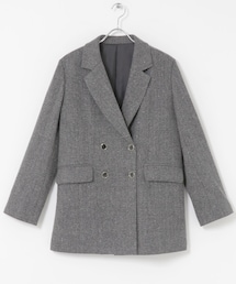 【美品】 アーバンリサーチロッソ チェックダブルテーラードジャケット アーバンリサーチ ロッソ URBAN RESEARCH ROSSO チェック