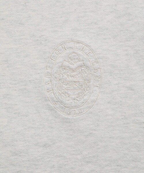 ADAM ET ROPE'（アダムエロペ）の「《別注》【SPALDING/スポルディング】EMBROIDERY HALF ZIP POLO SWEAT / UNISEX（スウェット・メンズ・ブラック/ライトグレー/ワイン・L/M）」の15枚目の写真