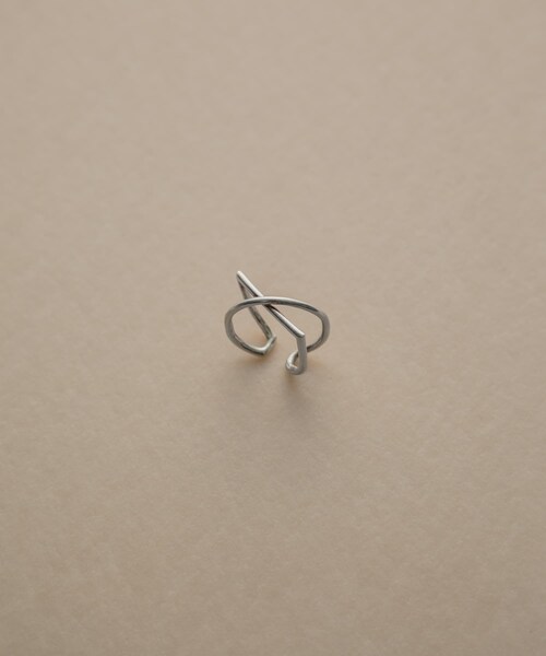 decor『デコール』　Line curve ring
