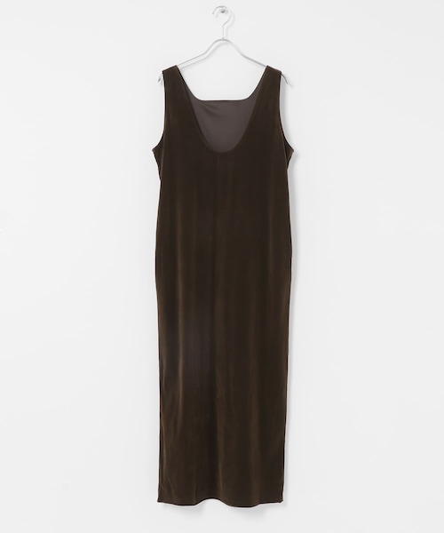 KBF（ケイビーエフ）の「2WAYベロアワンピース（ワンピース・レディース・D.BROWN/BLACK・One）」の3枚目の写真