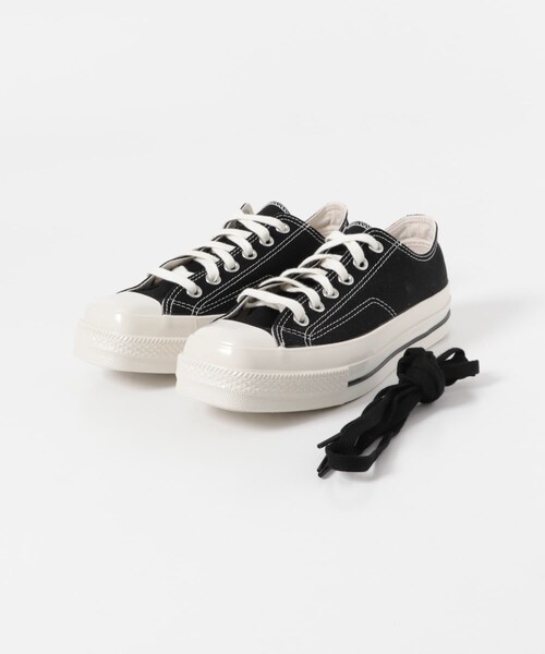 URBAN RESEARCH DOORS（アーバンリサーチドアーズ）の「CONVERSE　オールスター スクエアトウ OX（スニーカー・レディース・ブラック/ホワイト/ピンク・23.5/24/24.5）」の2枚目の写真