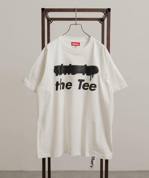 THE GOODLAND MARKET（ザグッドランドマーケット）の「That’s　RE the Tee Organic（Tシャツ/カットソー・メンズ・WH/BK・S/M/L/XL）」の13枚目の写真