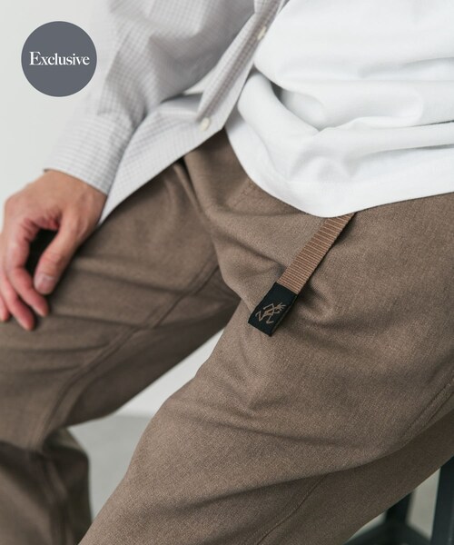 URBAN RESEARCH DOORS（アーバンリサーチドアーズ）の「『別注』GRAMICCI　LANATECウールライクトラウザー（その他パンツ・メンズ・MOCHA/DARK BROWN/GRAY/CHARCOAL/NAVY/BLACK・S/M/L）」の7枚目の写真