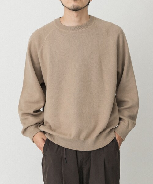 EKAL（エカル）の「ドライニットプルオーバー（ニット/セーター・メンズ・グレージュ/ブラウン/ネイビー・M/L）」の16枚目の写真