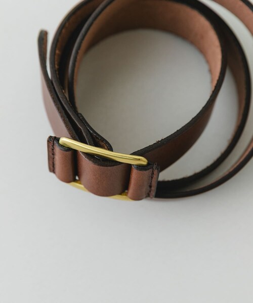 RODE SKO（ロデスコ）の「atelier brugge　SLIDE LETHER BELT（ベルト・レディース・BLACK/CHOCO・One）」の14枚目の写真