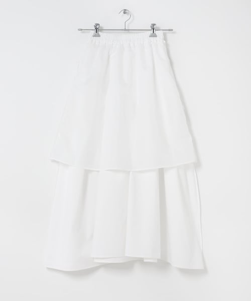 SENSE OF PLACE by URBAN RESEARCH(センスオブプレイスバイアーバンリサーチ)の「アシメキリカエギャザースカート(スカート・レディース・OFF WHITE/BLACK/BEIGE・One)」の12枚目の写真