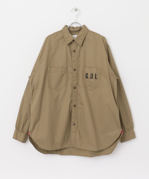 URBAN RESEARCH Sonny Label（アーバンリサーチサニーレーベル）の「CAL O LINE　UTILITY SHIRTS（ミリタリージャケット・メンズ・KHAKI/OLIVE DRAB・M/L）」の6枚目の写真