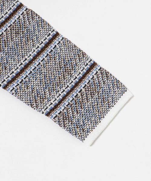 THE GOODLAND MARKET（ザグッドランドマーケット）の「米富繊維　MADRAS EYELET TWEED PULLOVER（ニット/セーター・レディース・24ORANGE/62BLUE・FREE）」の16枚目の写真