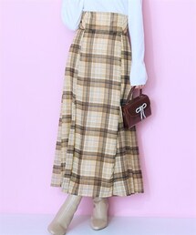 marun | 大きいサイズ ラメチェックスカート marun(スカート)