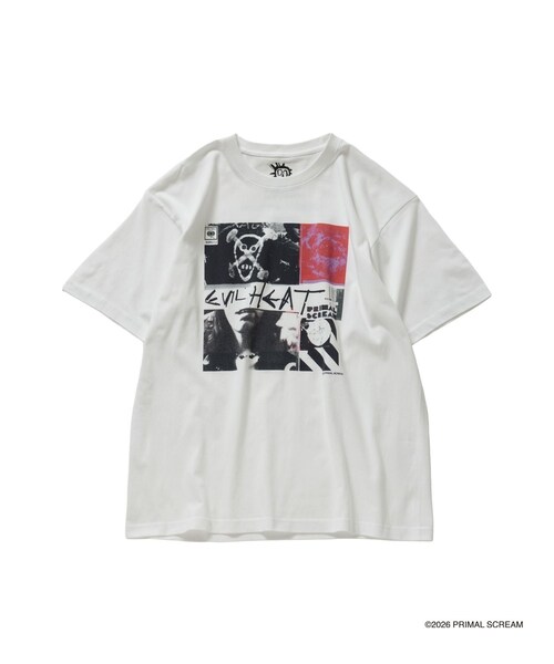 bonjour records(ボンジュールレコーズ)の「Primal Scream/プライマル・スクリーム for bonjour records Official T-shirt(Tシャツ/カットソー・レディース・ホワイト/ホワイト系・L/M/XL)」の21枚目の写真
