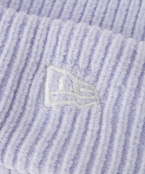 ROPE' PICNIC（ロペピクニック）の「【NEW ERA(R)/ニューエラ別注】MOLE YARN KNIT BEANIE（ニットキャップ/ビーニー・レディース・ブラック/オフホワイト/ラベンダー系・F）」の19枚目の写真