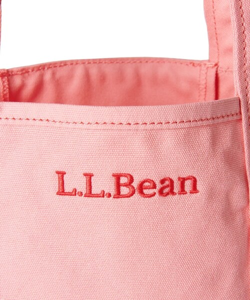bonjour records（ボンジュールレコーズ）の「L.L.Bean/エル・エル・ビーン record tote bag for bonjor records exclusive "Pale Pink"（トートバッグ・レディース・ピンク・F）」の8枚目の写真