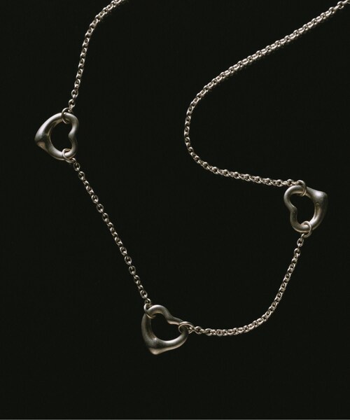ADAM ET ROPE'(アダムエロペ)の「【VINTAGE JEWELRY】TIFFANY オープンハート 3P ネックレス(ネックレス・メンズ・シルバー・F)」の3枚目の写真
