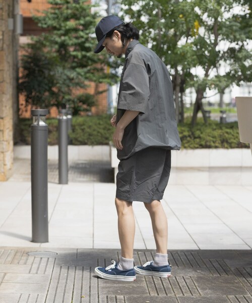 EKAL（エカル）の「『撥水/接触冷感/UR TECH』ナイロンタッサーショーツ（その他パンツ・メンズ・グラファイト/レイクブルー/ネイビー・M/L）」の11枚目の写真