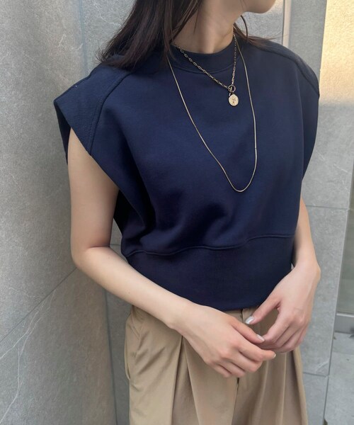 KBF（ケイビーエフ）の「ショルダータックスウェット（スウェット・レディース・NAVY/TOP GRAY/PINK・one）」の21枚目の写真