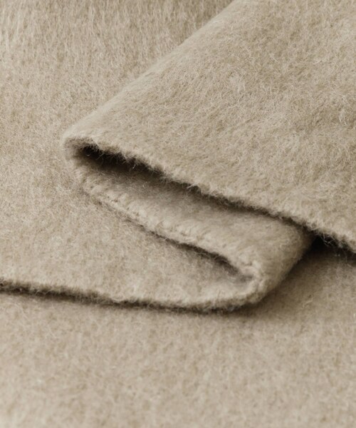 KBF（ケイビーエフ）の「フードWIDEショートコート∴（テーラードジャケット・レディース・L/BLUE/BEIGE/NAVY・one）」の6枚目の写真