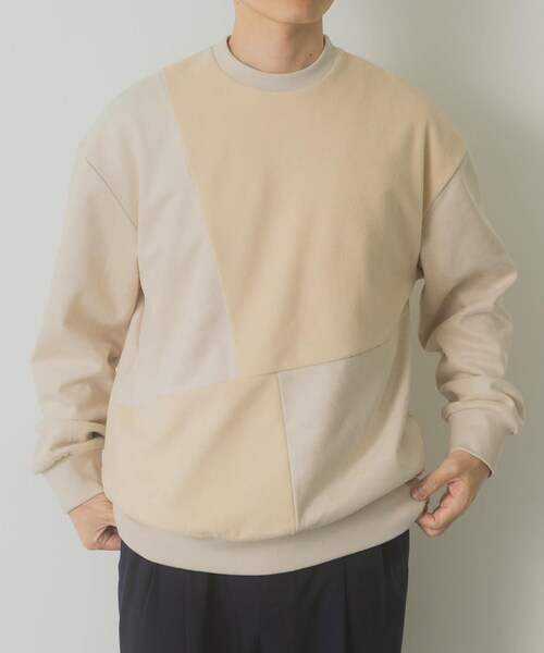 ITEMS URBANRESEARCH（アイテムズ アーバンリサーチ）の「裏フリースF.S.クレイジープルオーバー（その他トップス・メンズ・L.BEG/MOC/OLV/BLK・M/L）」の3枚目の写真