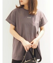 EVRIS | ロールアップグラフィックTEE(Tシャツ/カットソー)