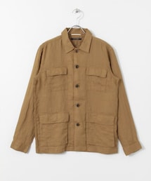 URBAN RESEARCH DOORS | リネンフィールドジャケット(ミリタリージャケット)