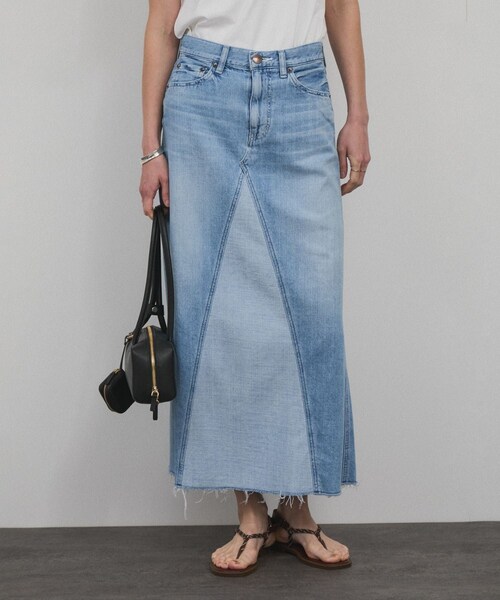 ADAM ET ROPE'（アダムエロペ）の「【RED CARD TOKYO（レッドカードトーキョー）】Vivan / ヴィヴァンデニムスカート（デニムスカート・レディース・ブルー系・0/1）」の2枚目の写真