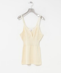 URBAN RESEARCH | crinkle crinkle crinkle FLOWER JACQUARD KNIT CAMI(キャミソール)
