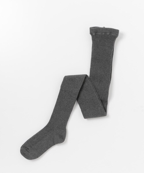 URBAN RESEARCH（アーバンリサーチ）の「コットンリブタイツ（タイツ/ストッキング・レディース・GRAY/CHARCOAL・-）」の3枚目の写真